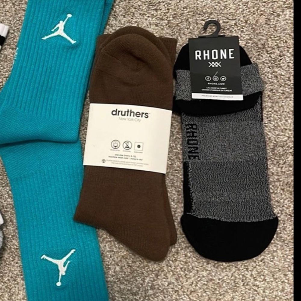 (3) NEW mens socks L